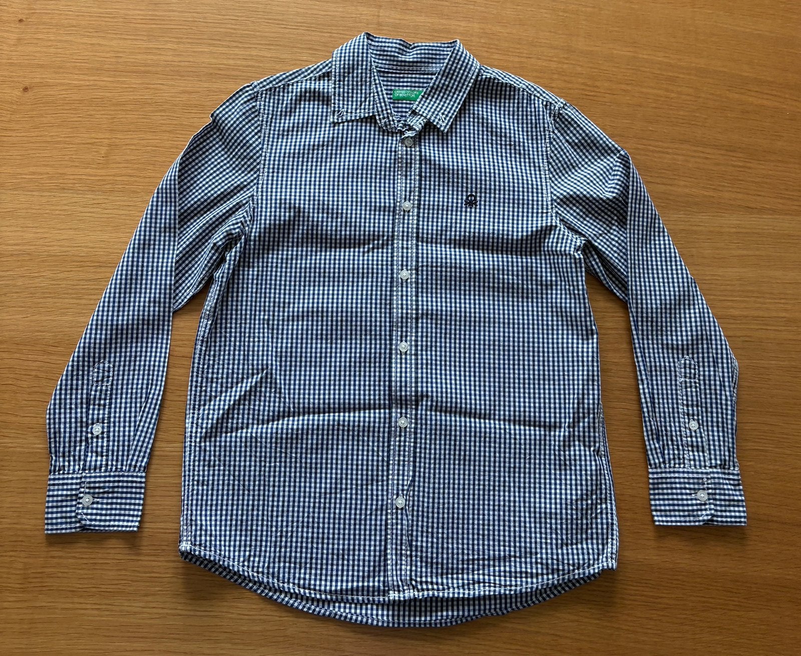Chemise vichy BENETTON - 11 ans - 7€, Enfants & Bébés, Enlèvement ou Envoi, Comme neuf, Garçon, Chemise ou Chemisier