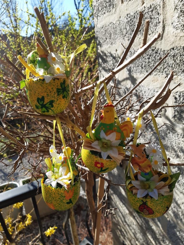 Lot de 4 oeufs de Pâques, Divers, Enlèvement, Neuf