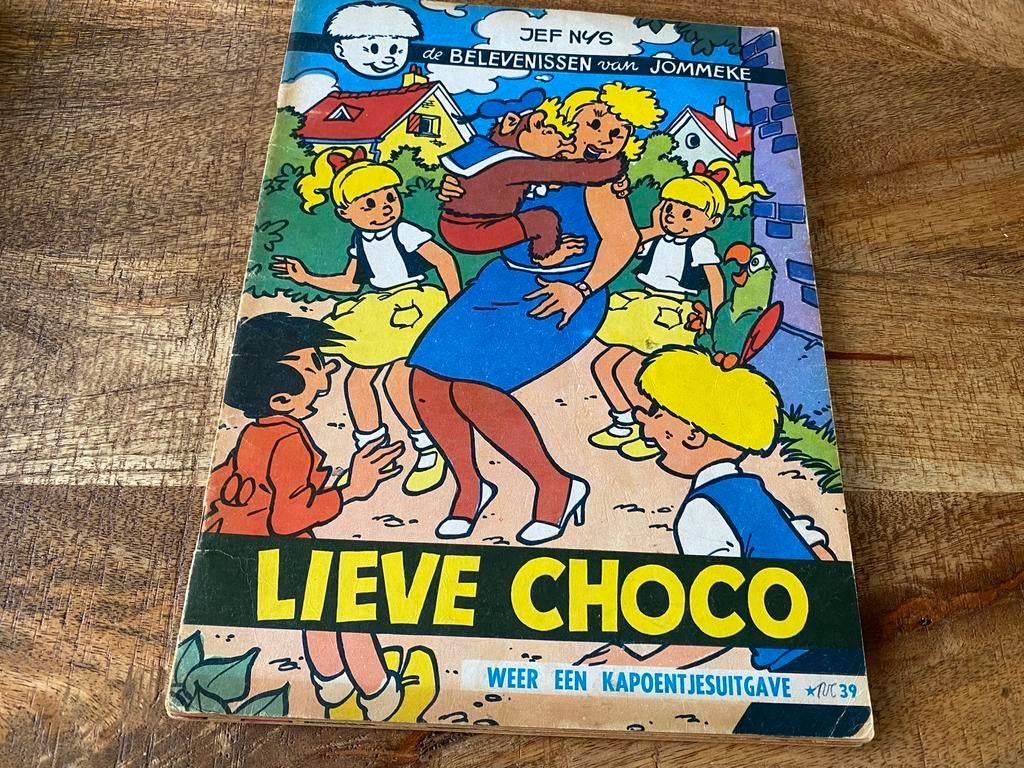 🦜🔵  JOMMEKE : LIEVE CHOCO, Eén stripboek, Ophalen of Verzenden, Gelezen