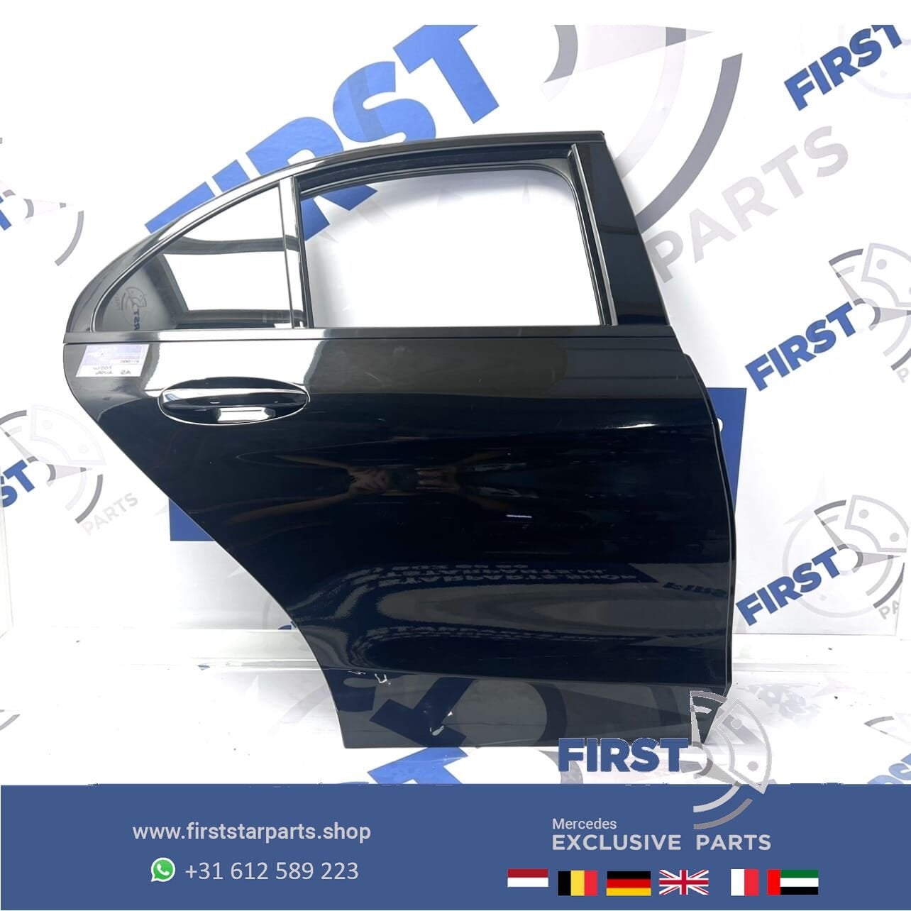 W205 DEUR RECHTSACHTER C Klasse COMPLEET PORTIER RECHTS ACHT, Utilisé, Porte, -, Enlèvement ou Envoi