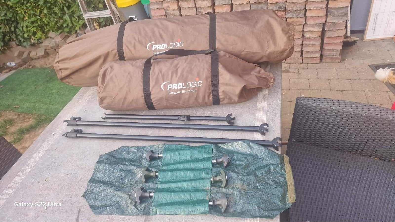 tent, Ophalen