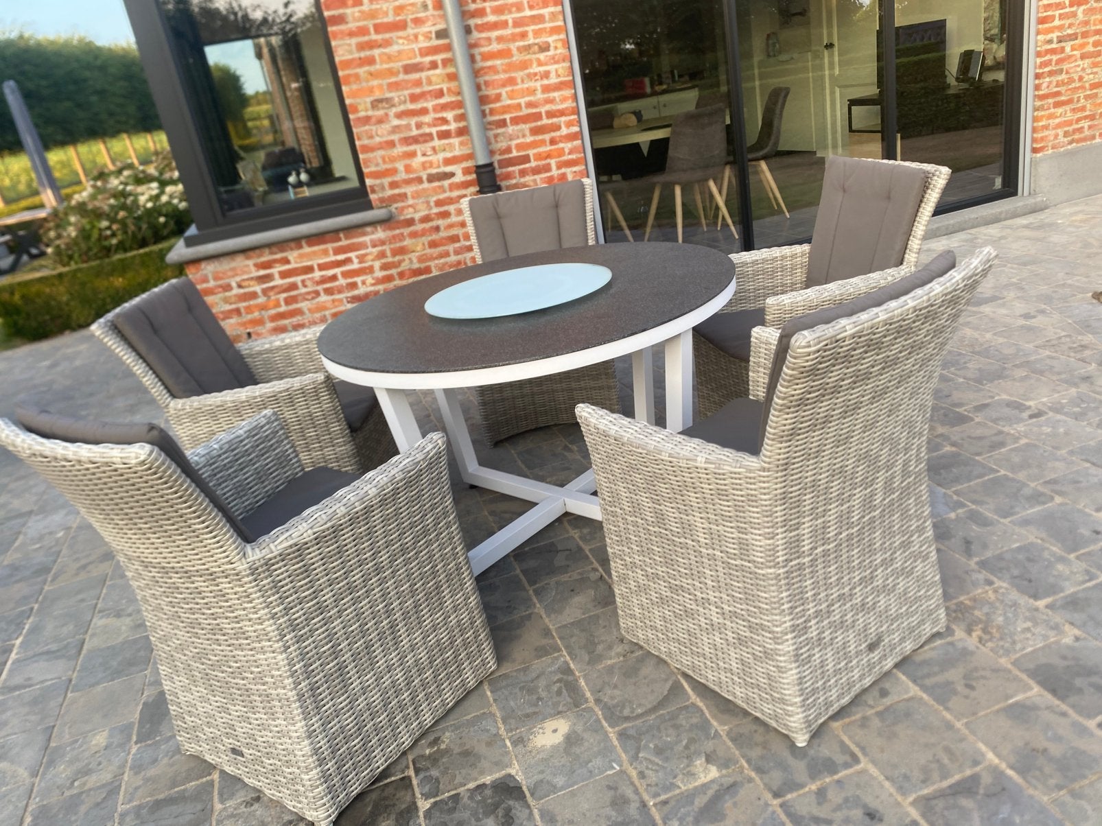 Tuinset Life, Tuin en Terras, Ophalen, Zo goed als nieuw, Wicker, Tuinset