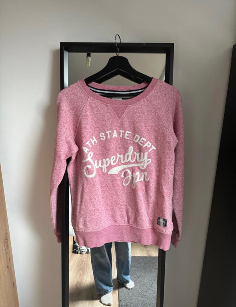 Superdry trui, Kleding | Dames, Truien en Vesten, Ophalen, Zo goed als nieuw, Maat 34 (XS) of kleiner, Roze