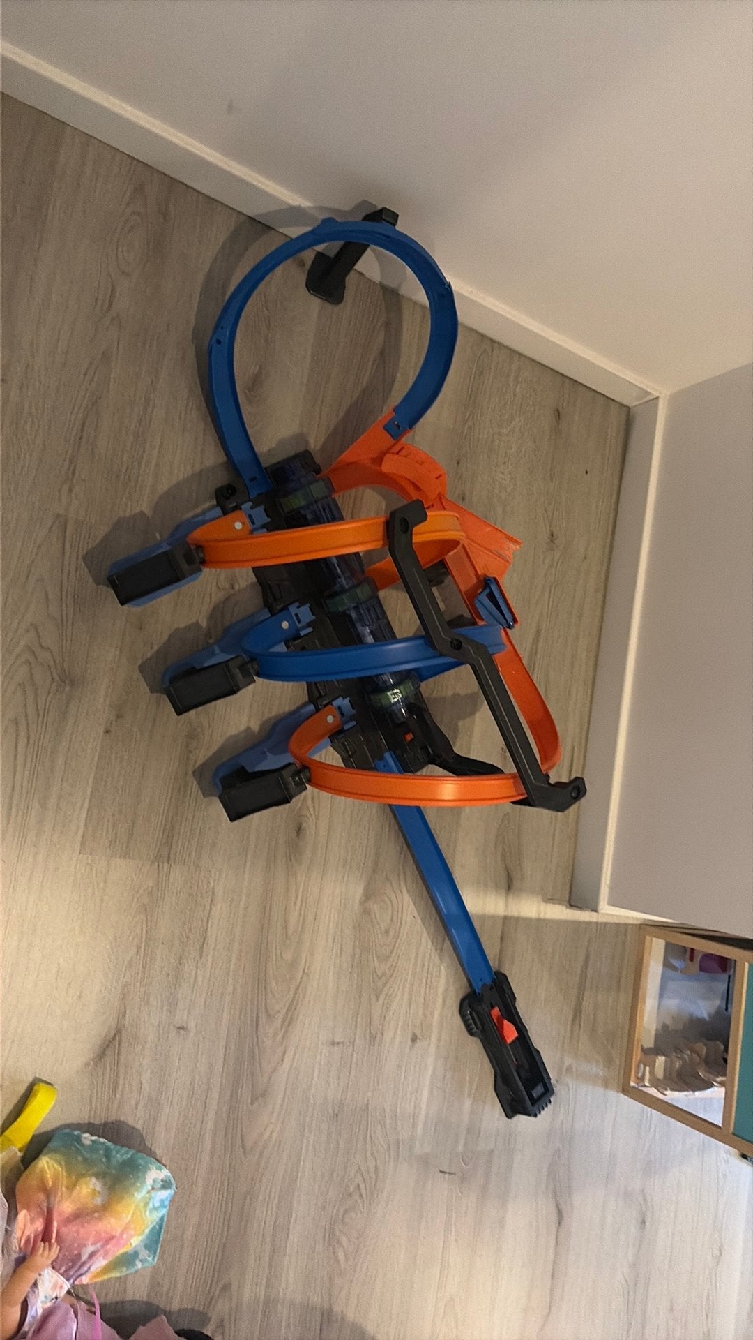 Hotwheels looping, Kinderen en Baby's, Speelgoed | Racebanen, Ophalen, Racebaan, Zo goed als nieuw, Hot Wheels