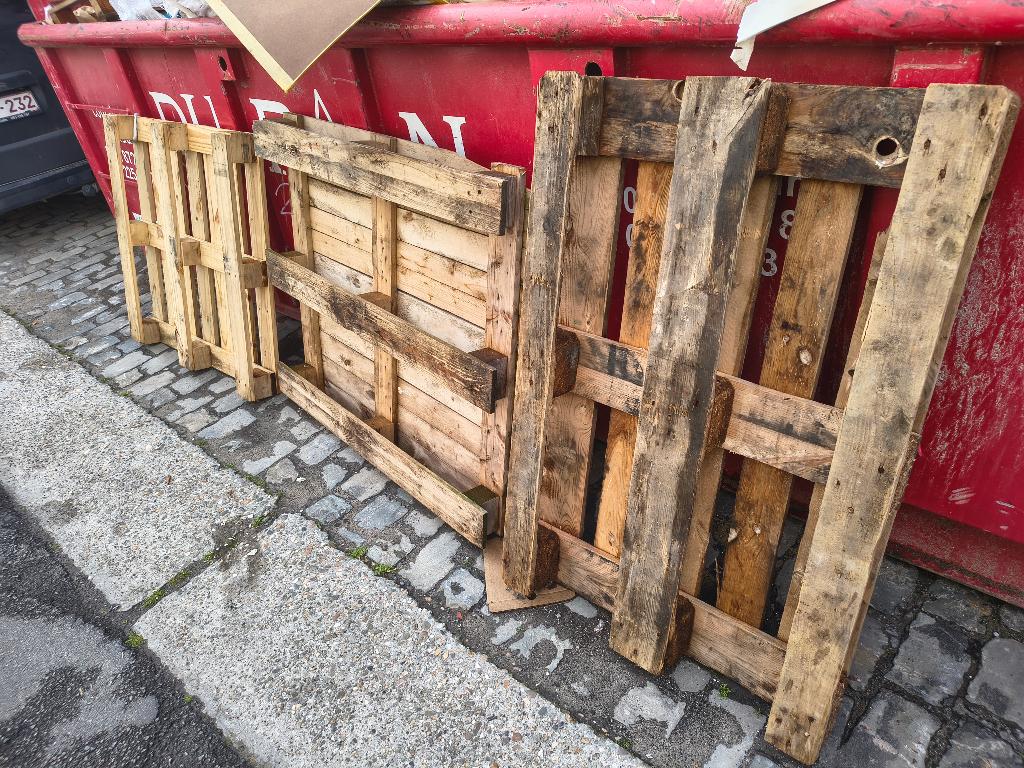 Paletten GRATIS, 50 mm ou plus, Moins de 200 cm, Pin, Enlèvement