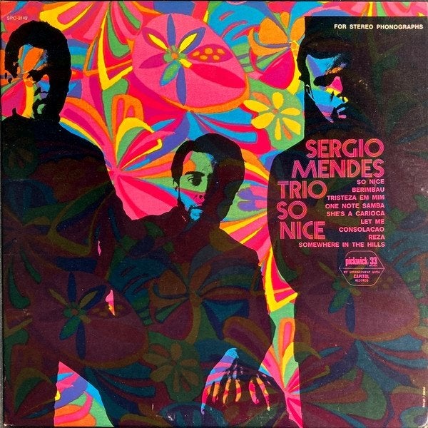 SERGIO MENDEZ TRIO SO NICE LP, Cd's en Dvd's, Fotohoes, Ophalen of Verzenden, Zo goed als nieuw, 12 inch
