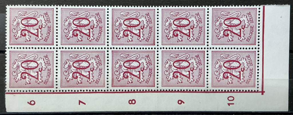 VENTE LOT 425. COB : 8516P. Bloc de 10 pièces MNH., Neuf, Enlèvement ou Envoi, Non oblitéré, Gomme originale
