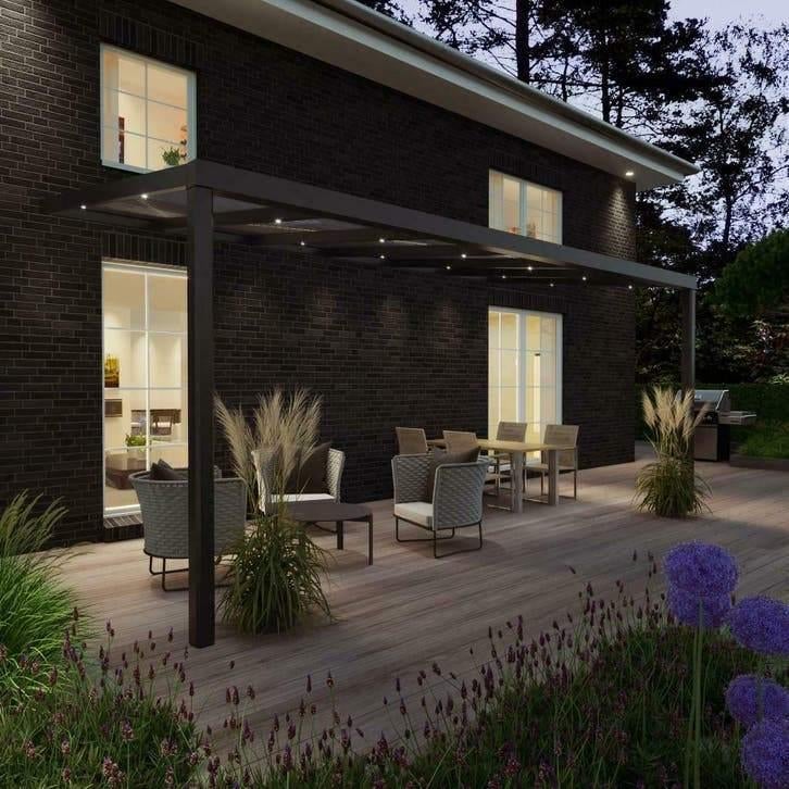 Housse de terrasse en gris anthracite RAL 7016