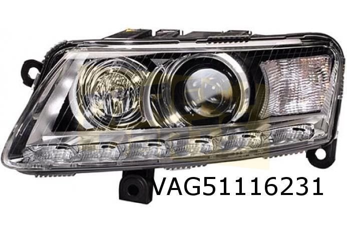 Audi A6 (-9/08) Koplamp Links Origineel! (HID / actieve boch, Autos : Pièces & Accessoires, Éclairage, Audi, Neuf, Envoi