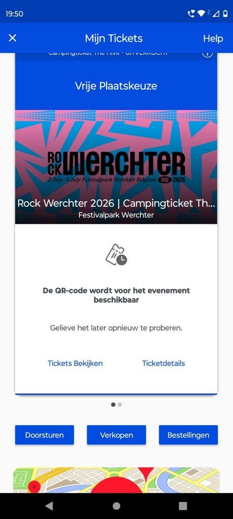 2 campingtickets thé Hive Rock Werchter