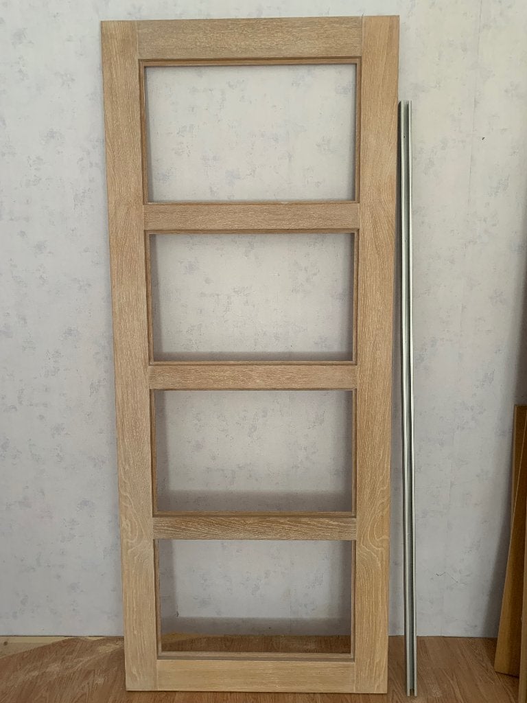 eikenhouten schuifdeur voor binnen, Doe-het-zelf en Bouw, Deuren en Vliegenramen, Ophalen, 80 tot 100 cm, Binnendeur, Nieuw