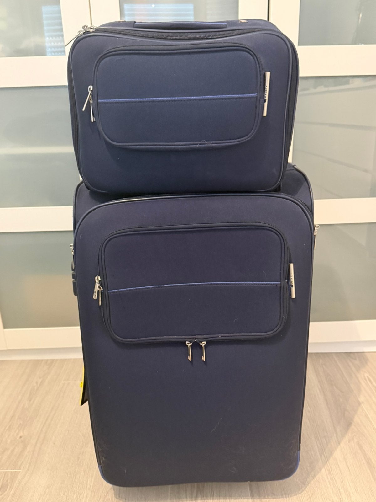 KOFFERSET “Delsey”, Overige materialen, Gebruikt, 70 cm of meer, 35 tot 45 cm
