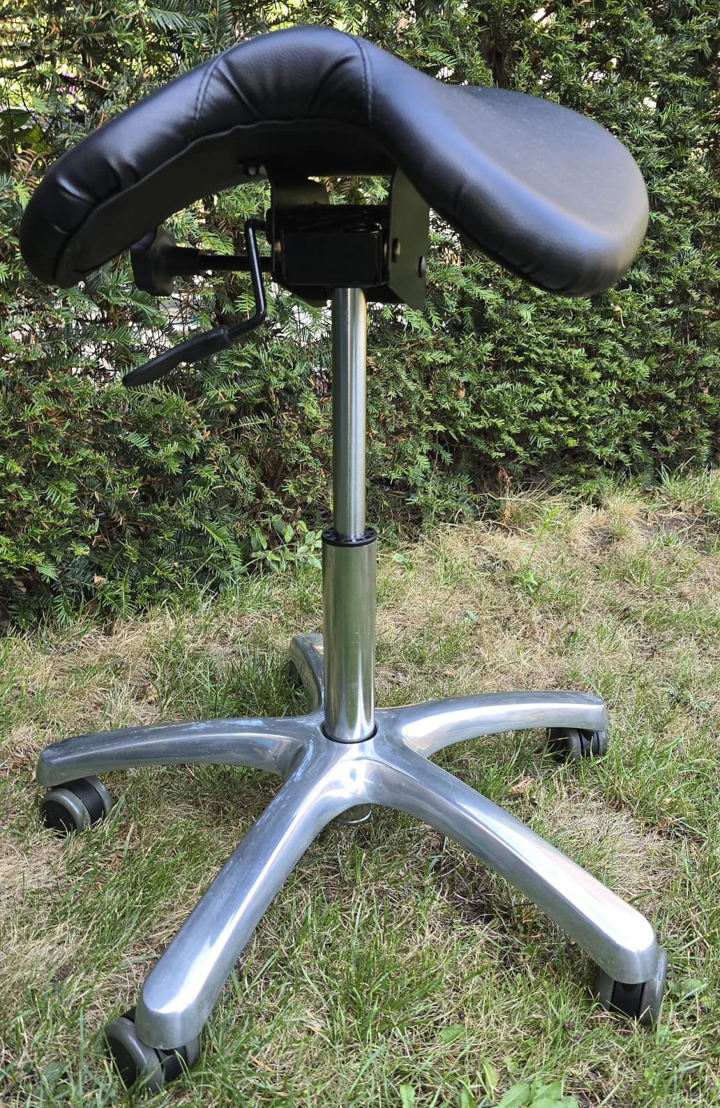 Ergonomische zadelkruk op wielen-verstelbaar., Ophalen of Verzenden, Zo goed als nieuw