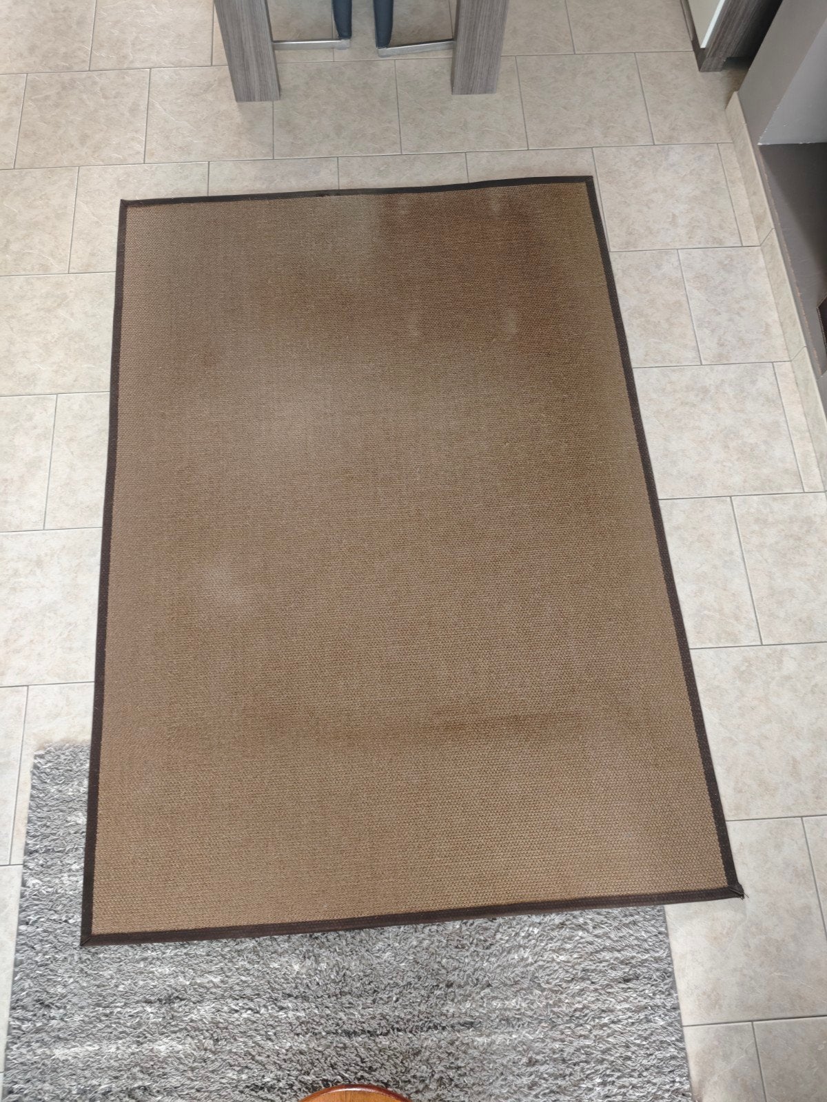 Gratis mat tapijt bruin Sisal rechthoekig, Huis en Inrichting, Ophalen, Gebruikt, 200 cm of meer, 125 cm of meer
