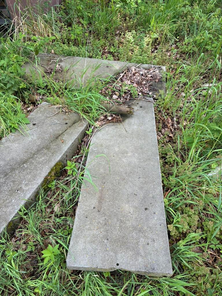 U profiel, Tuin en Terras, Ophalen, Gebruikt, 100 tot 200 cm, Beton