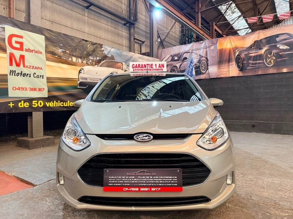 Ford B-Max 1.0i GPS-dakpaneelcamera en trailercamera, B-Max, Beige, Leder, Handgeschakeld