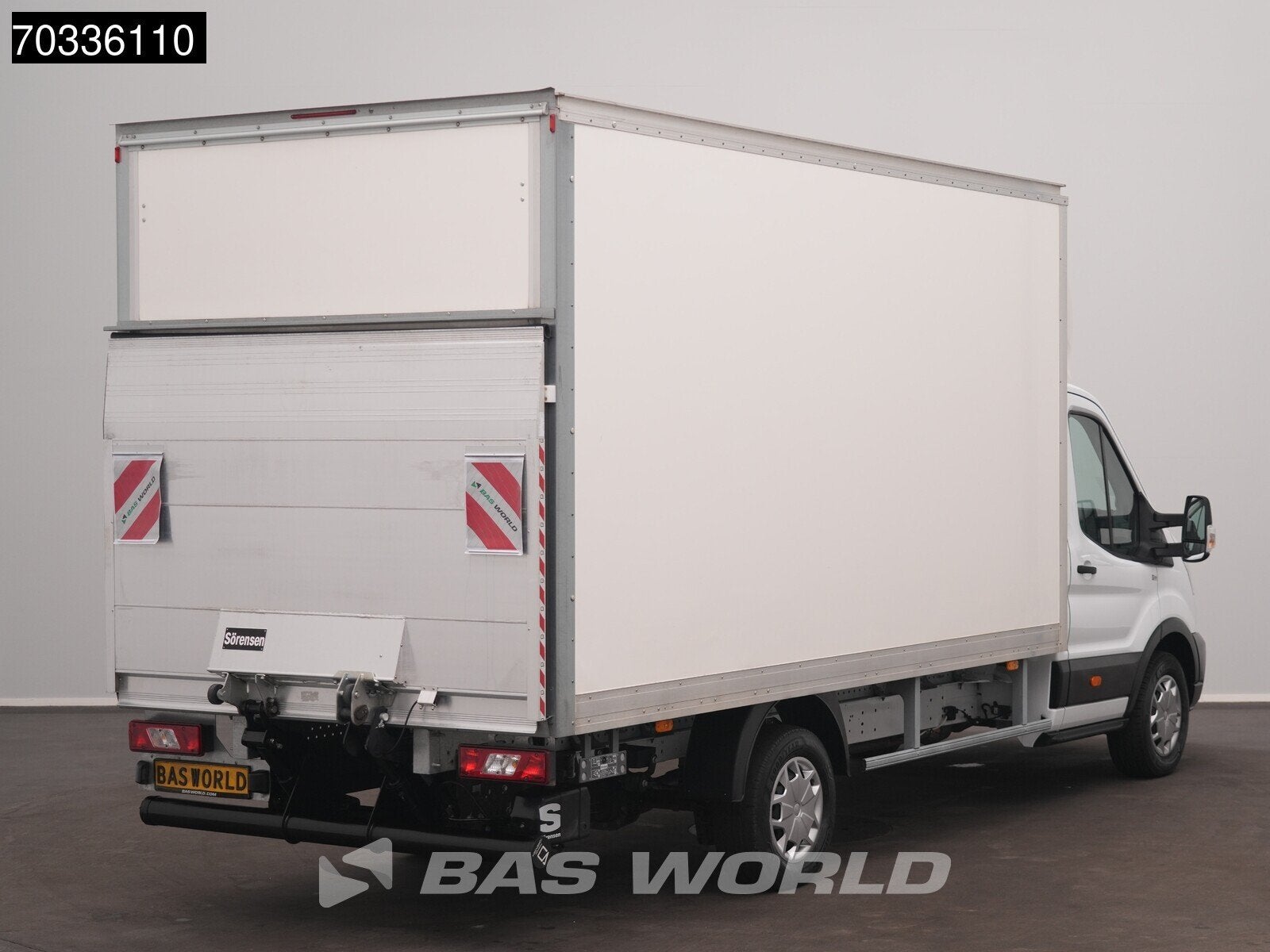 Ford Transit 130pk Laadklep Bakwagen Airco Cruise Euro6 Meub, Stof, Euro 6, 4 cilinders, Wit