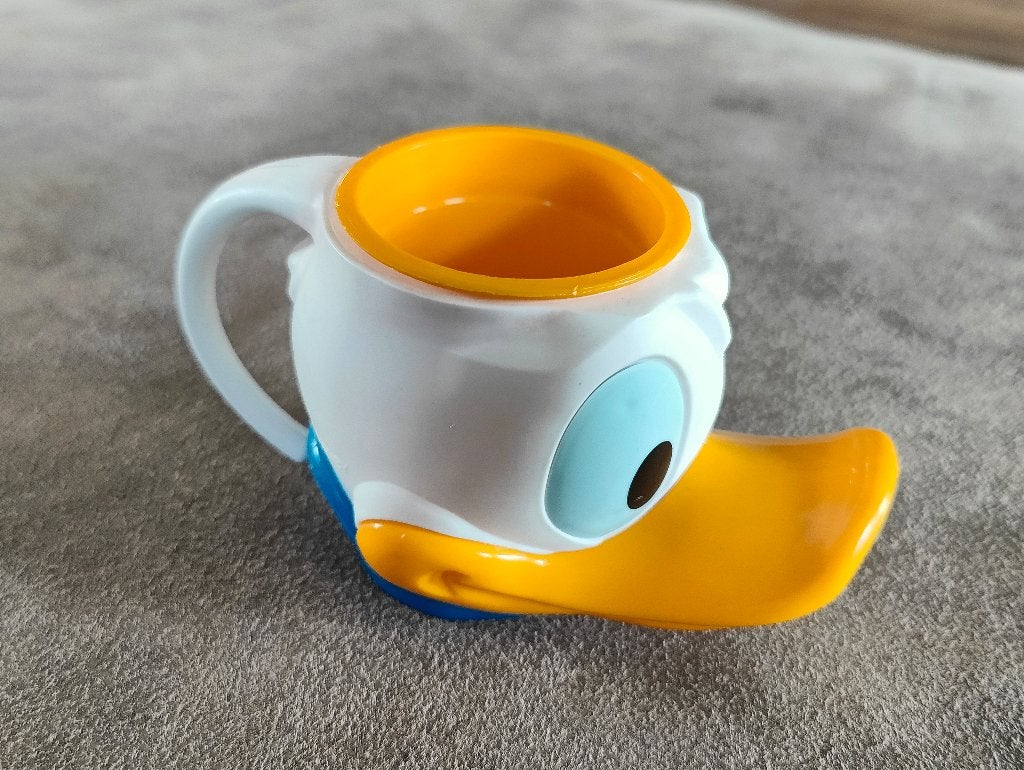 Vintage Disney mok / tas in pvc Donald Duck, Verzamelen, Ophalen of Verzenden, Donald Duck, Zo goed als nieuw