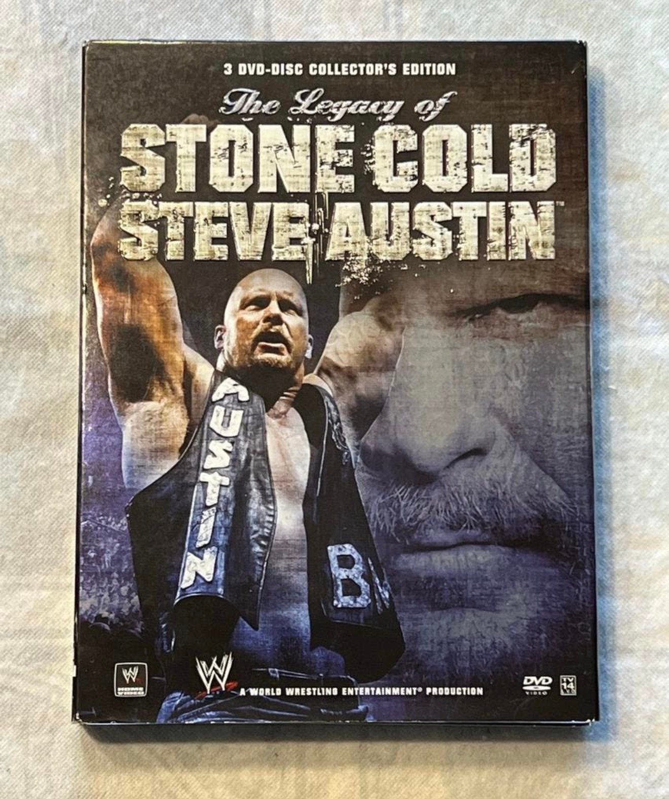 WWE Legacy Stone Cold, collector des 3 DVD de Steve Austin, Enlèvement ou Envoi, Comme neuf, Documentaire