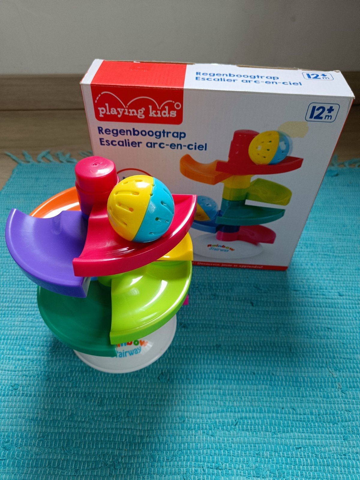 baby knikkerbaan babyspeelgoed, Ophalen