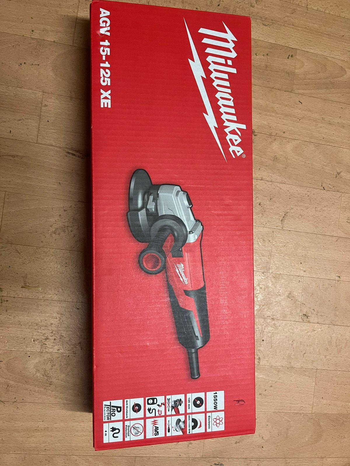 Milwaukee haakse slijper 125mm nieuw!, Ophalen of Verzenden, Nieuw, 1000 watt of meer, Haakse handslijpmachine
