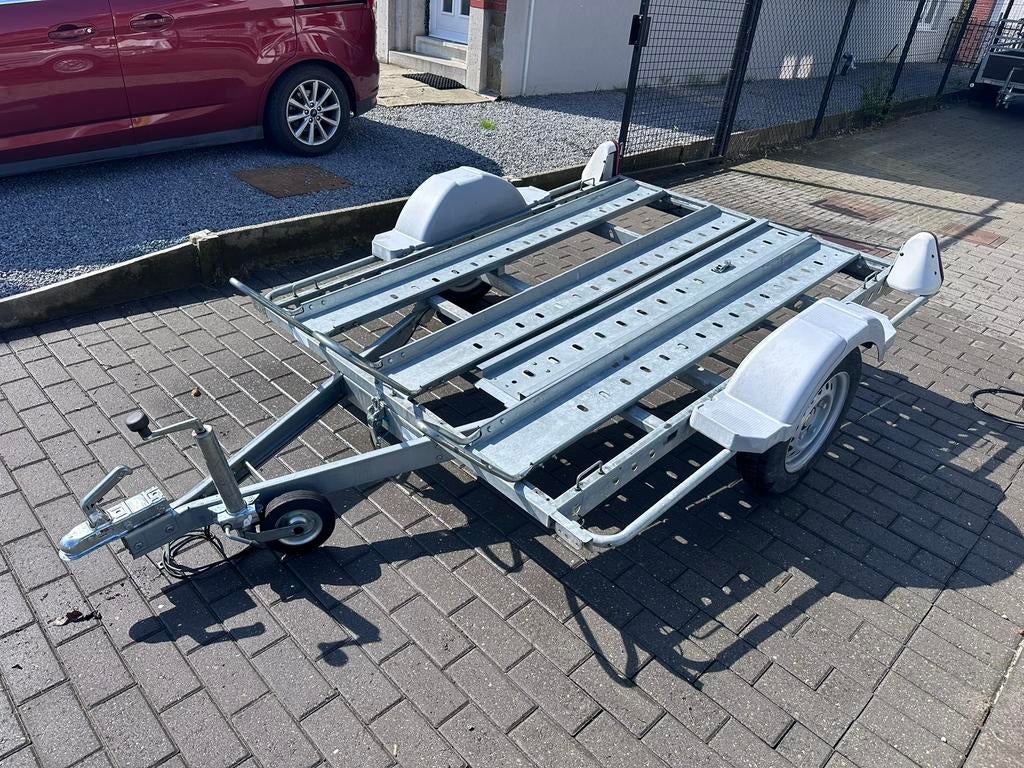 Intrekbare modulaire motoraanhanger, Ophalen, Zo goed als nieuw