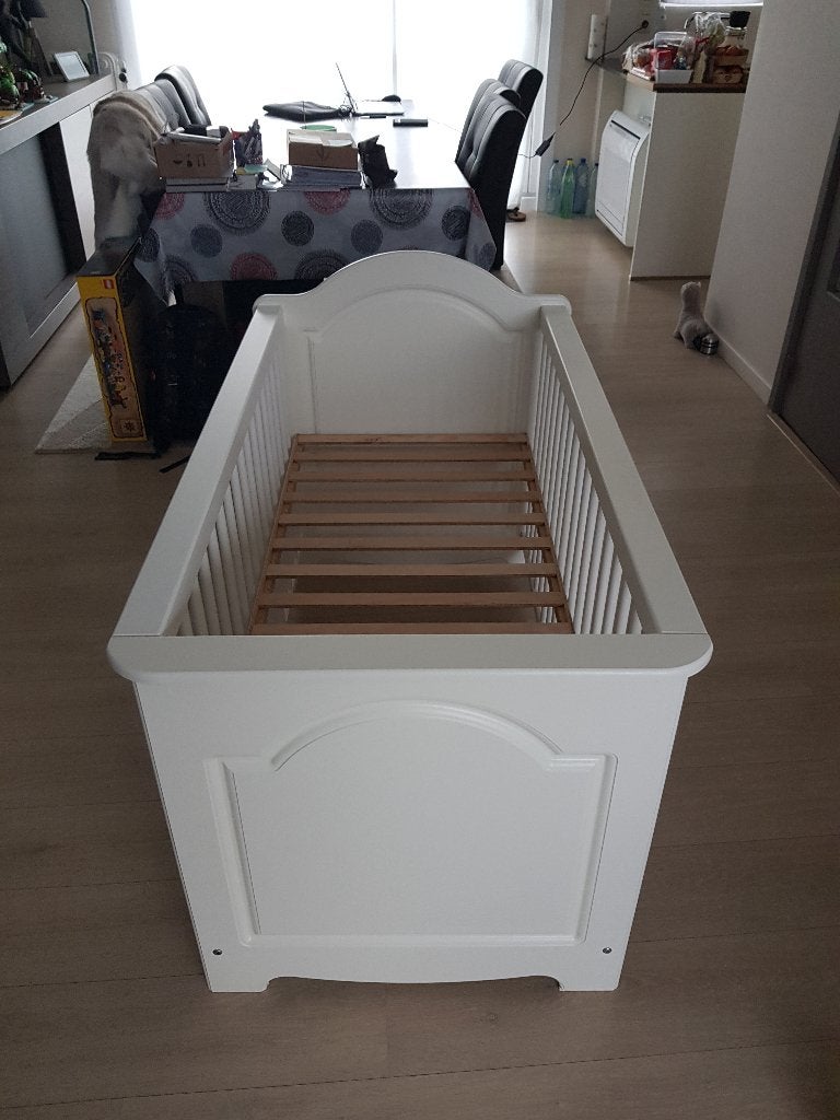 Baby bed, Kinderen en Baby's, Ophalen, Zo goed als nieuw, Minder dan 140 cm, Minder dan 70 cm