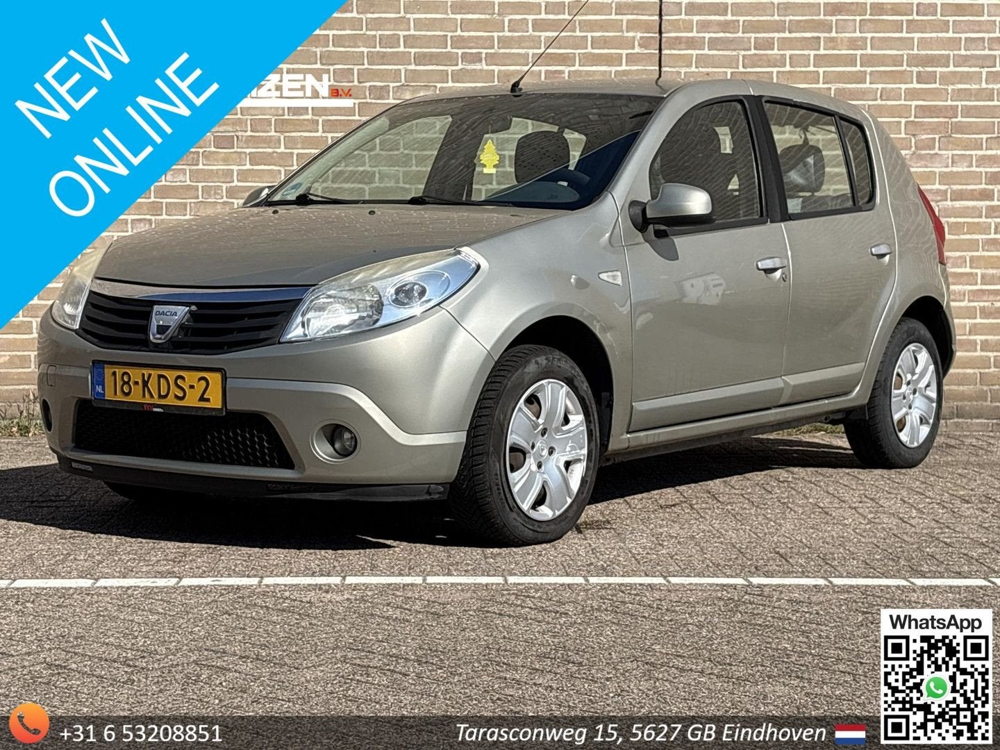 Dacia Sandero 1.2 Lauréate Koppeling slipt | Airco | APK 04-, Autos, Dacia, Argent ou Gris, Achat, 139 g/km, Entreprise