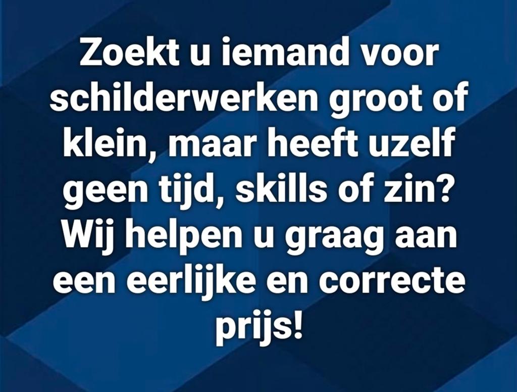 Zoek je een betaalbare schilder, Immo
