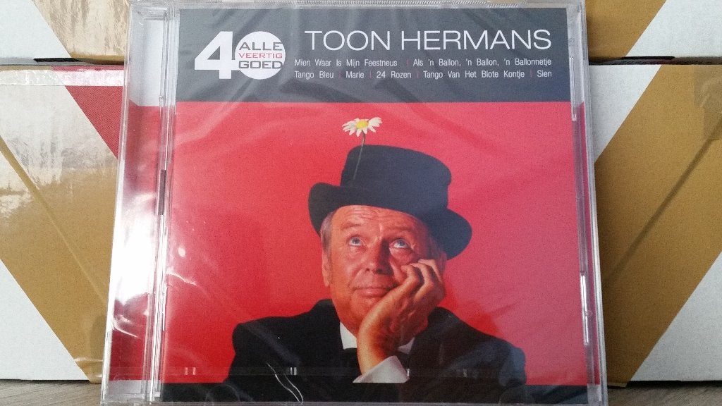 Dubbel-CD Toon Hermans: Alle 40 Goed (nog in cellofaanfolie), Cd's en Dvd's, Ophalen of Verzenden, Nieuw in verpakking, Verzamelalbum