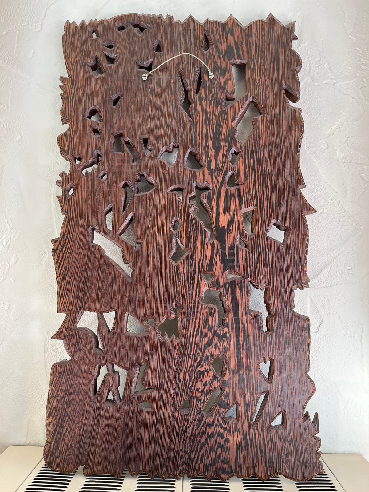 Sculpture sur bois africaine, Maison & Meubles, Sculpture murale, 74 cm, Comme neuf, Fait main