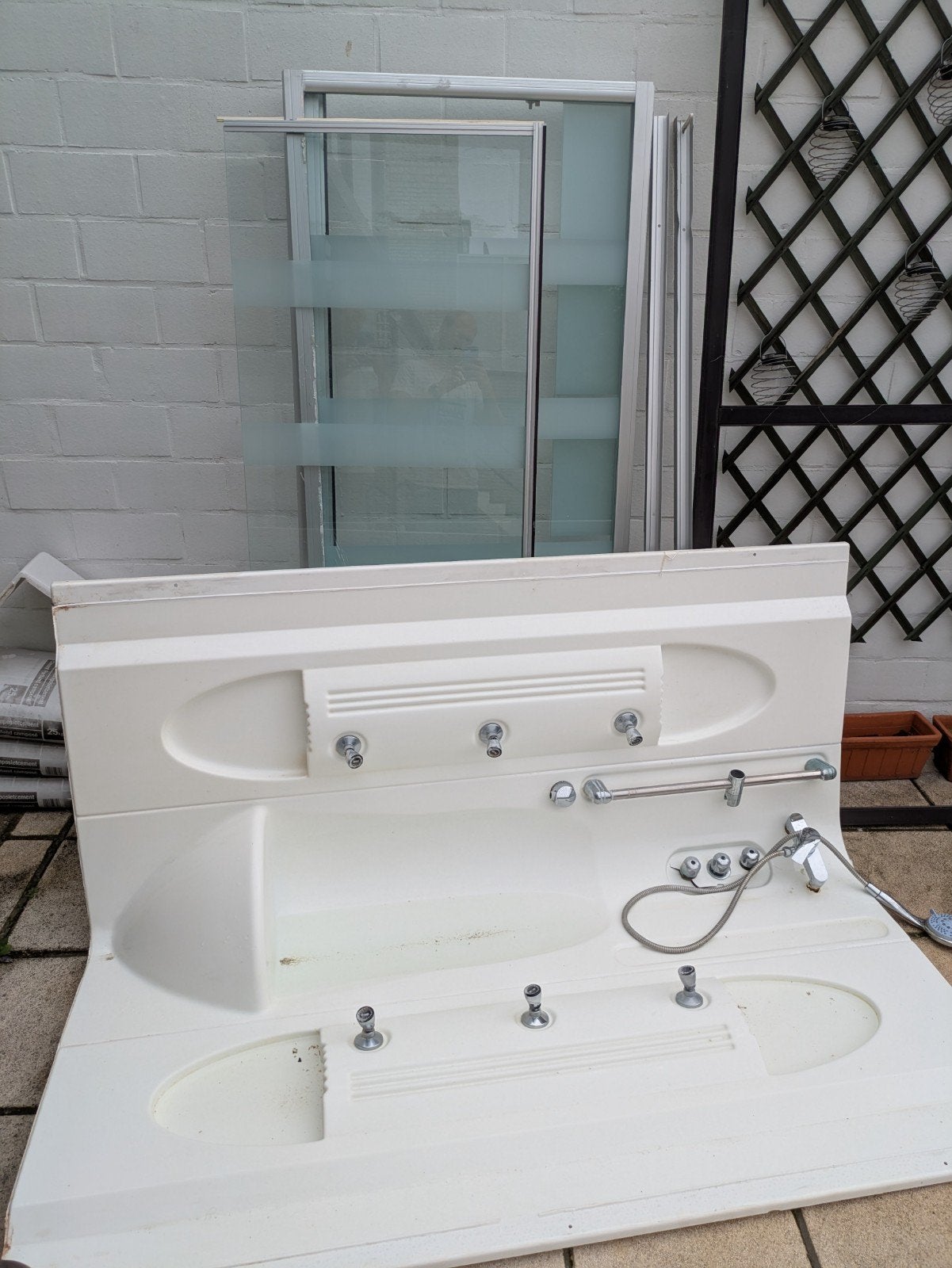 douche, Enlèvement, Utilisé, Douche