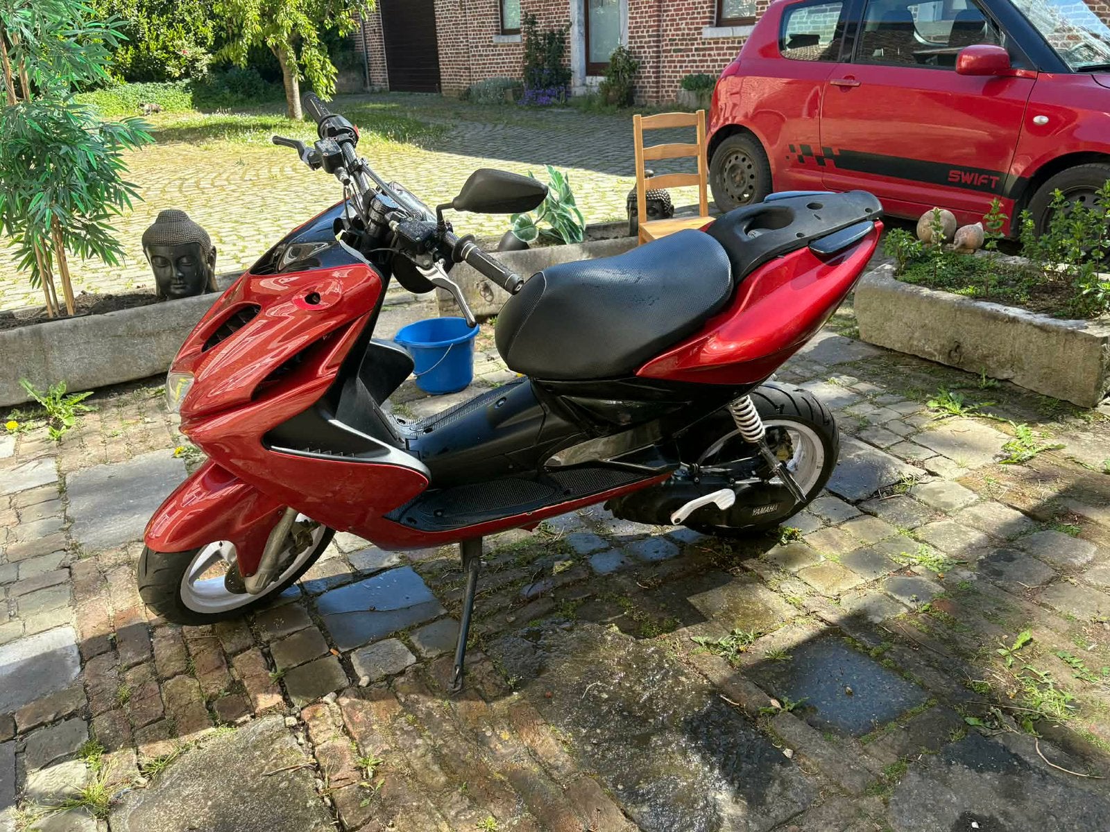 Scooter yamaha aerox 50cc, Ophalen, Zo goed als nieuw, Aerox