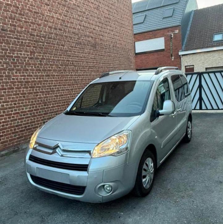 Citroen berlingo 1.6 hdi : 7 places, Autos, Argent ou Gris, Achat, Boîte manuelle, Bleu