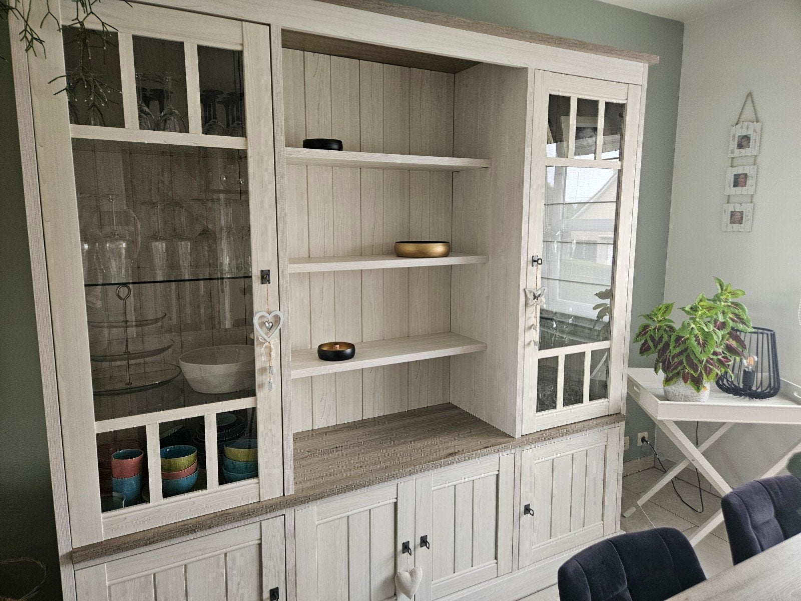 Landelijke eetplaats, Huis en Inrichting, Ophalen, Gebruikt, Landelijk, 6 tot 8 stoelen