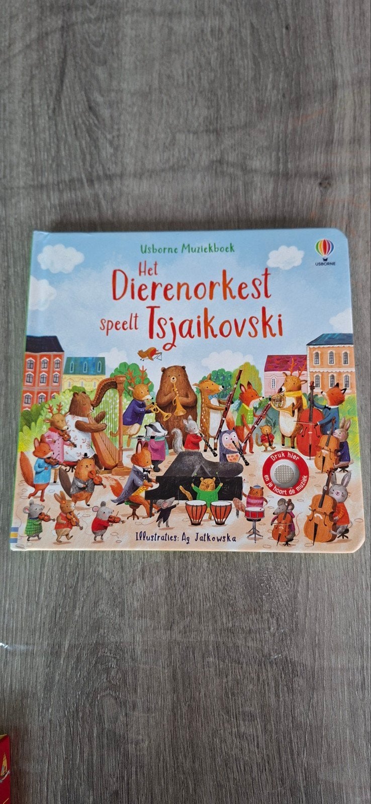 muziekboekje Usborne Het dierenhotel speelt Tsjaikovski, Enlèvement