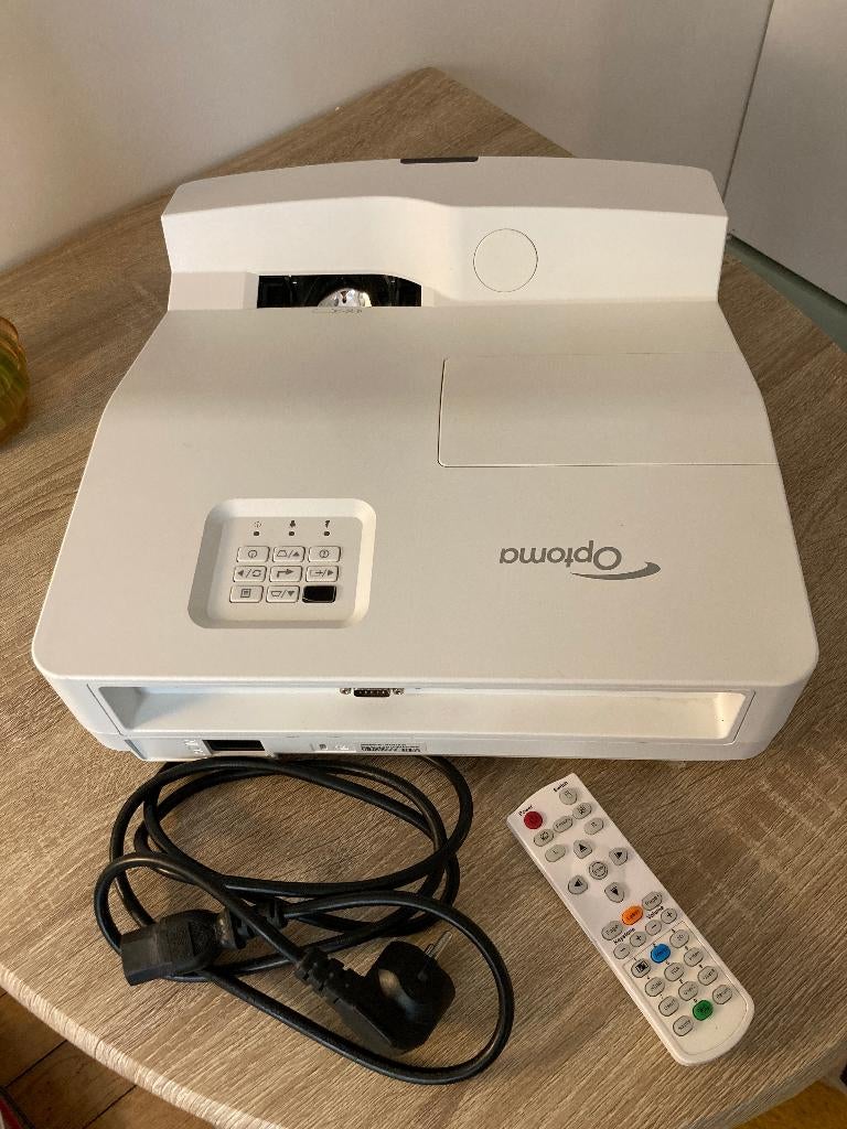 Vidéoprojecteur Optoma HD35UST (ultra courte focale), Enlèvement ou Envoi, Comme neuf, DLP, Full HD (1080)