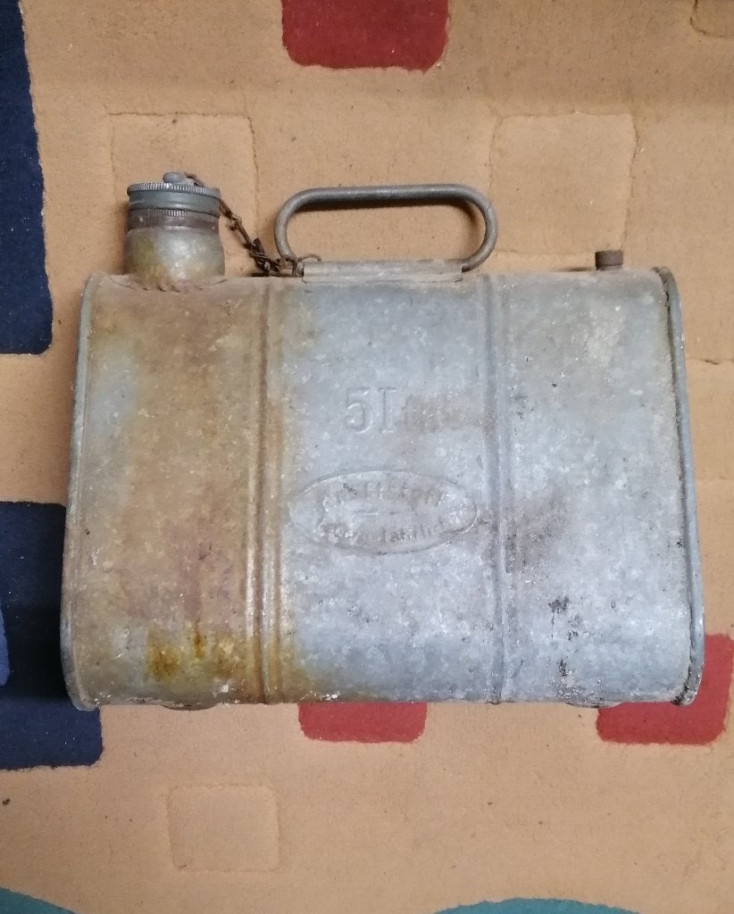Vroege Duitse militaire jerrycan uit de Tweede Wereldoorlog, Verzamelen, Verzenden, Landmacht, Overige typen