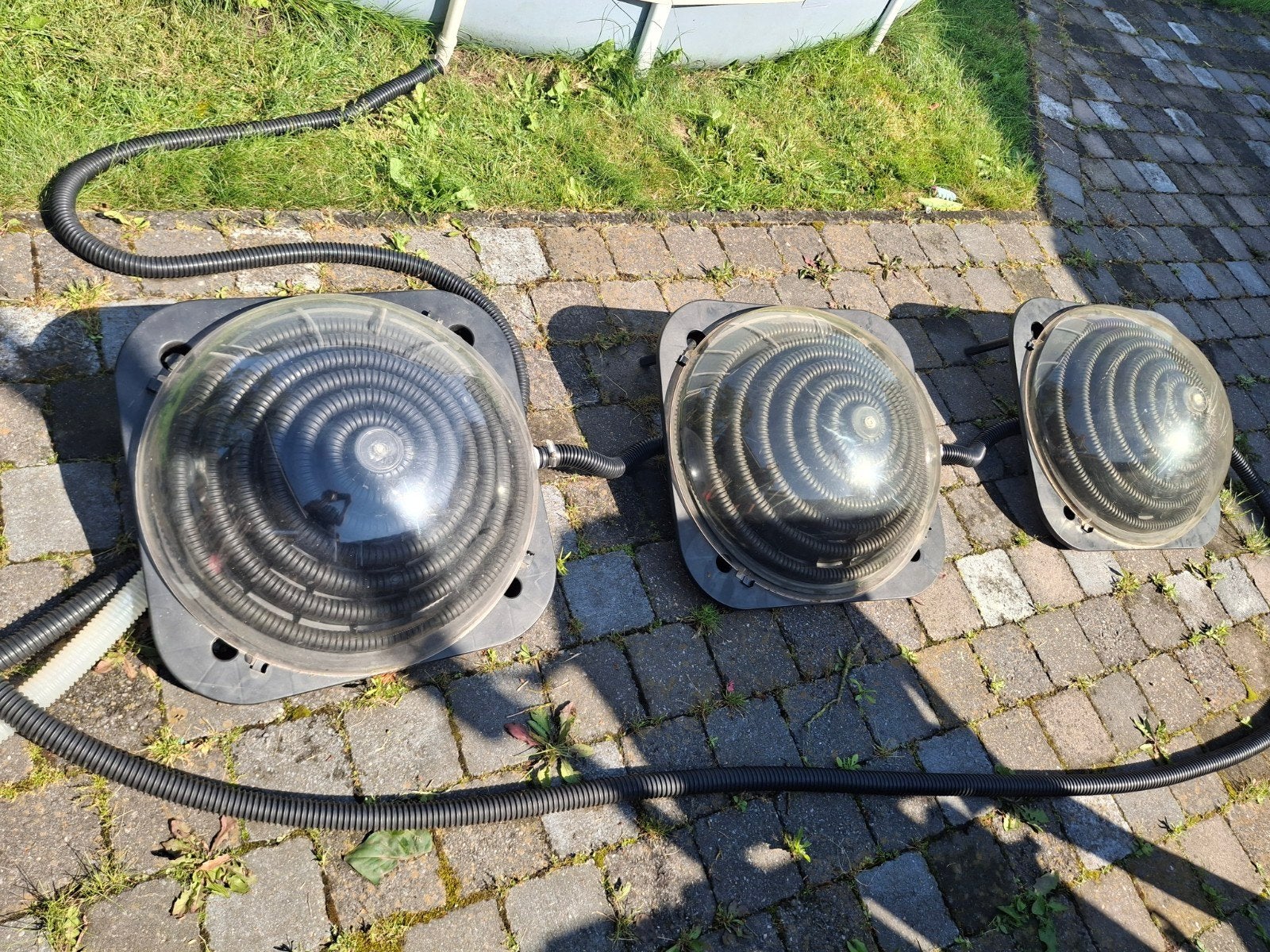 3 solarbollen zwembadverwarming, Ophalen, Gebruikt, Verwarming