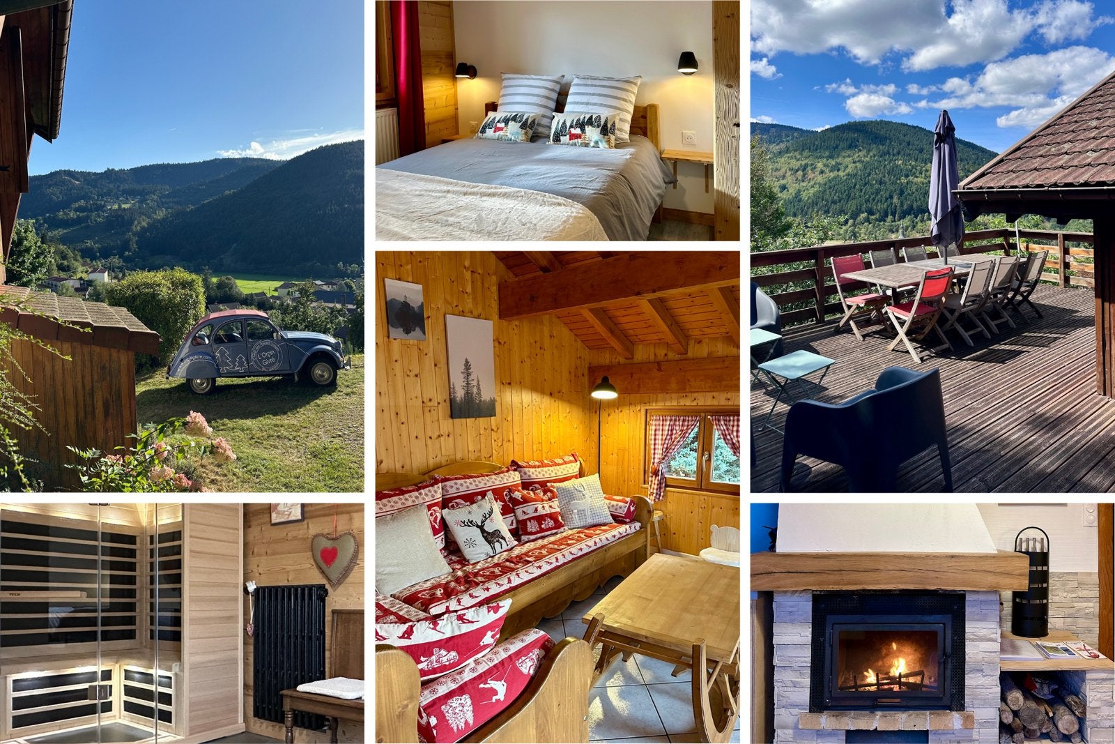 Chalet cosy avec cheminée, sauna et terrasse plein sud, Propriétaire, Village, 9 personnes, Alsace ou Lorraine
