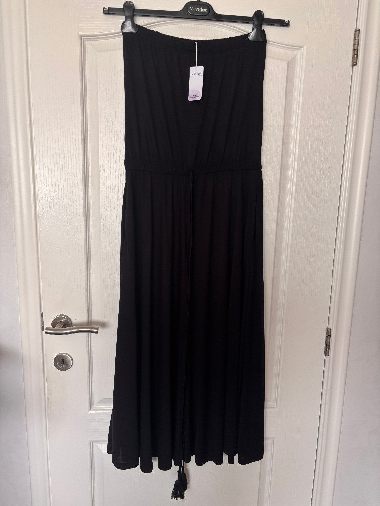Lascana Nieuw zwart kleed zonder litsjes, elastiek bovenaan, Kleding | Dames, Lascana, Zwart, Maat 42/44 (L), Nieuw