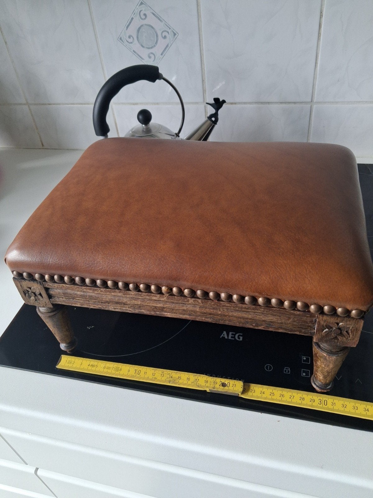 retro voeten bankje om op te maken, Ophalen of Verzenden
