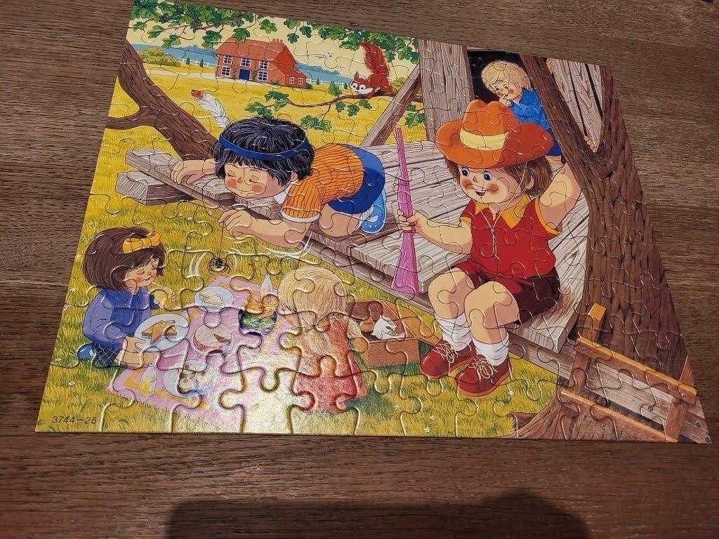 Kinderpuzzel, Kinderen en Baby's, Ophalen of Verzenden, Meer dan 50 stukjes, Gebruikt