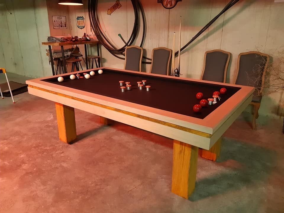 Billard golf Cortensteel — chêne et corten | ’t Clubke, Enlèvement, Neuf, Table de billard