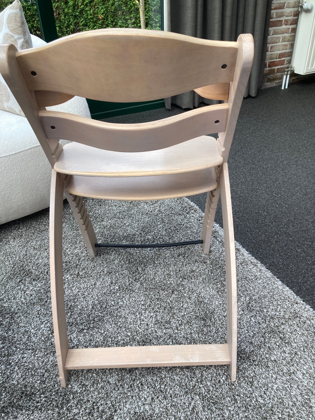 Chaise pour enfant en bois Growing-along, Enfants & Bébés, Enlèvement, Utilisé, Chaise évolutive, Coulissant