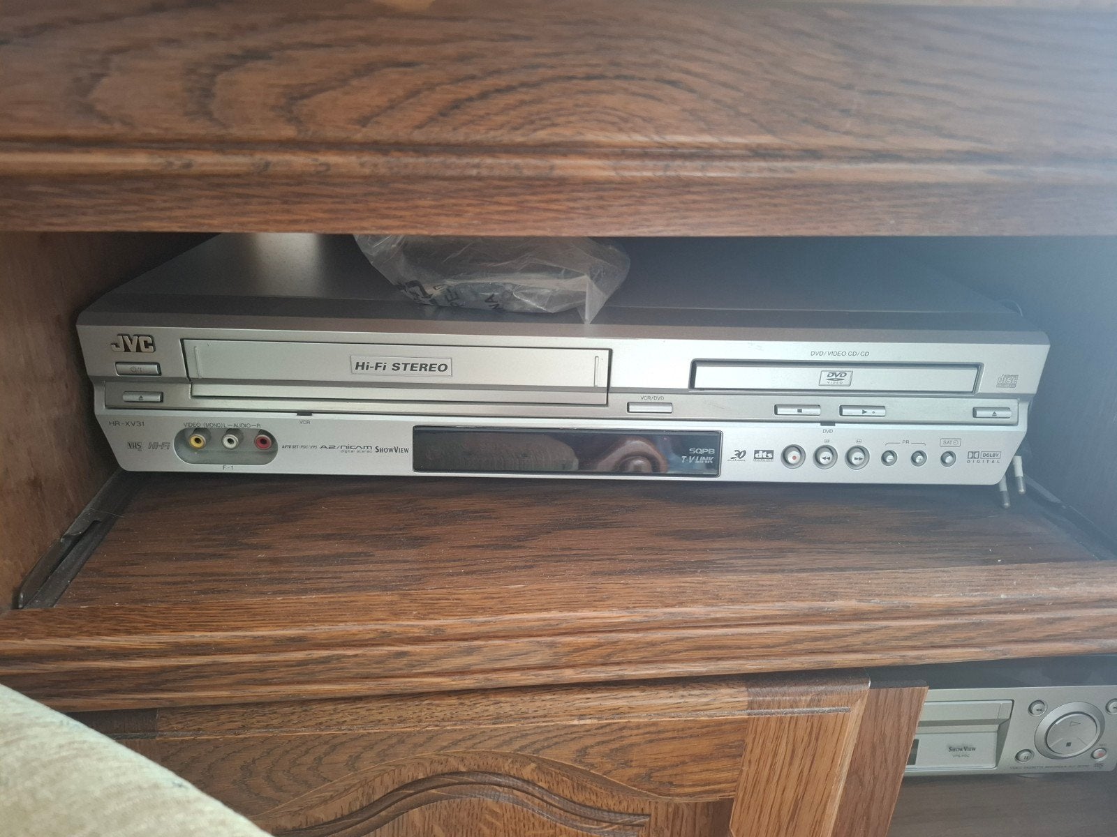 dvd/vhs speler, Audio, Tv en Foto, Ophalen, Gebruikt, JVC