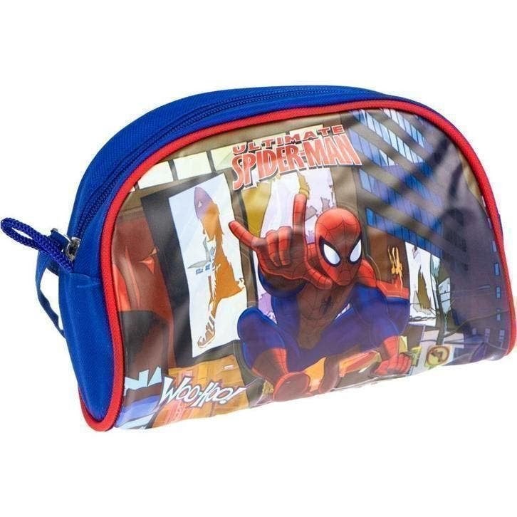 Spiderman Toilettas - Marvel, Handtassen en Accessoires, Toilettassen, Nieuw, Jongen, Blauw, Ophalen of Verzenden