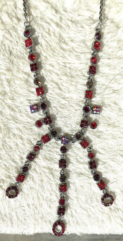 collier avec strass, Handtassen en Accessoires, Kettingen, Overige materialen, Gebruikt, Verzenden, Zilver