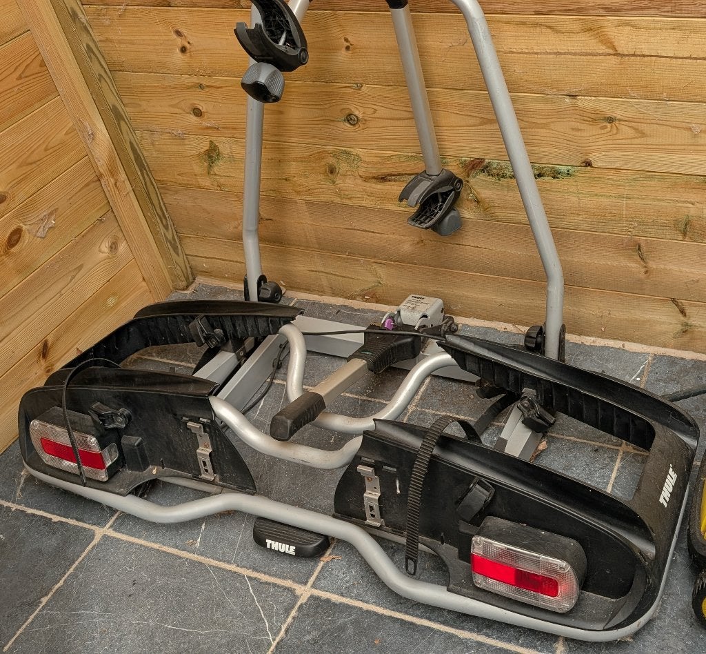 Thule EP916 - fietsendrager - 2 e-bikes van 30kg, Auto diversen, Ophalen, Gebruikt, 2 fietsen, Trekhaakdrager