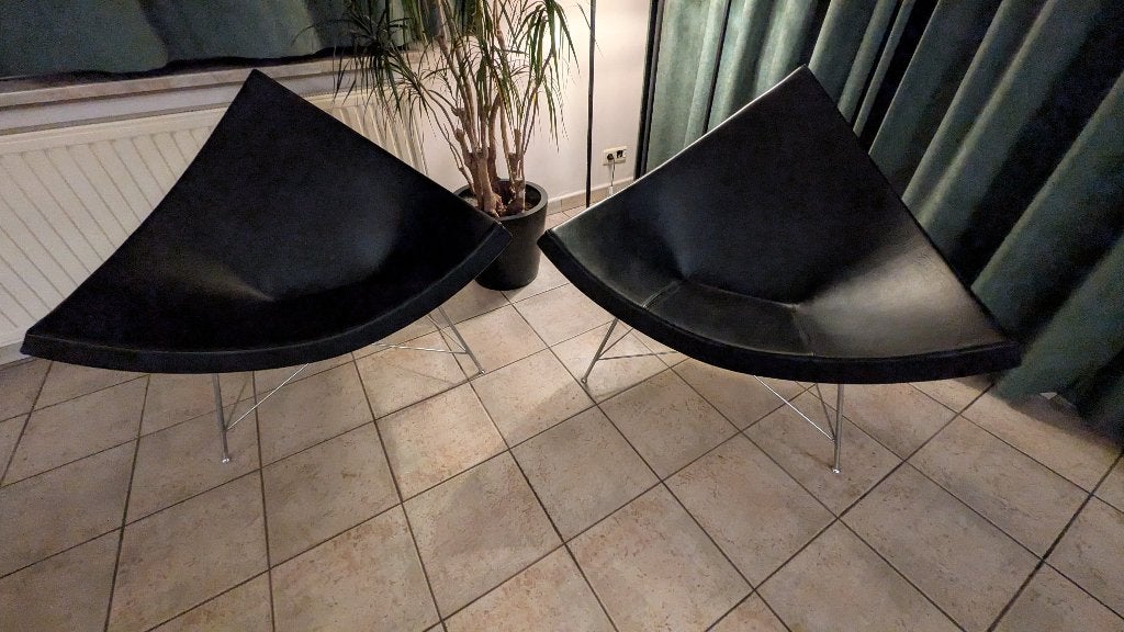2 Originele Vitra Coconut Chairs – George Nelson (2001), Enlèvement ou Envoi